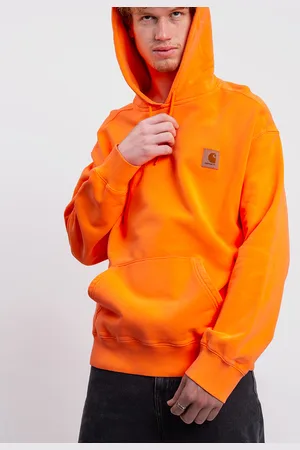 Carhartt Hooded Industry Sweat Lumo Orange garment dyed M