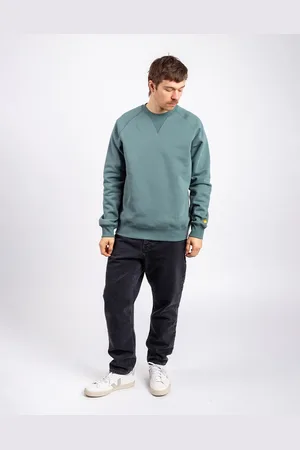 Carhartt Chase Sweat Silver Pine/Gold L