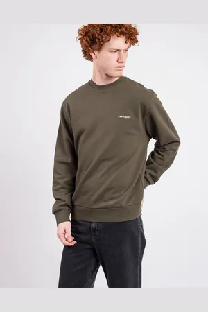 Carhartt Script Embroidery Sweat Turtle/Air Pink L