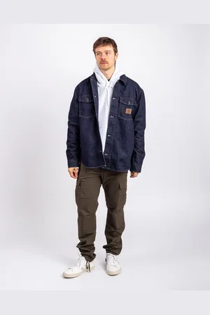 Carhartt Lincoln Shirt Jac Blue rinsed L