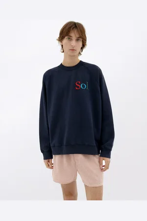 Thinking Mu Sweatshirt Navy Sun Type Pepe NAVY L