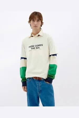 Thinking Mu Tričko Zach Classic Sun White T-Shirt WHITE