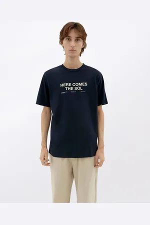 Thinking Mu Tričko Zach Classic Sun Navy T-Shirt NAVY