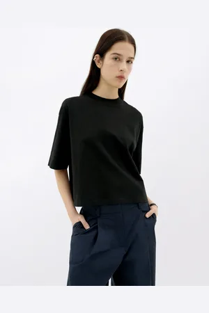 Thinking Mu Tričko Lena Black T-Shirt BLACK