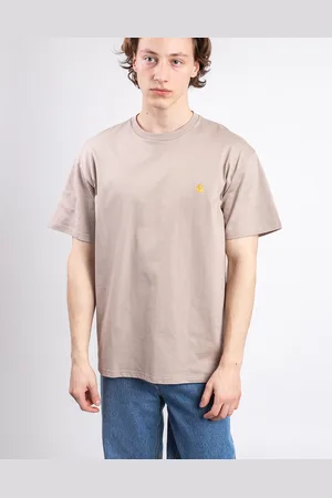 Carhartt Tričko S/S Chase T-Shirt Dusky Beige/Gold