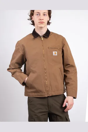 Carhartt Detroit Jacket (Summer) Hamilton Brown/Tobacco rinsed S
