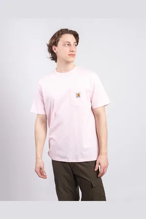 Carhartt Tričko S/S Pocket T-Shirt Air Pink