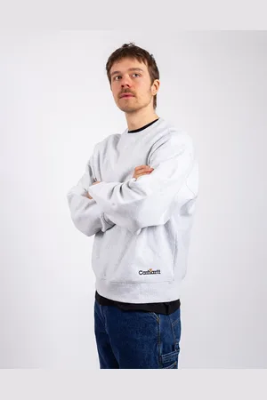Carhartt Label Script Sweat Ash Heather M