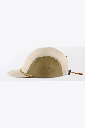 Klättermusen Runa Five Panel Cap Putty Grey - Olive