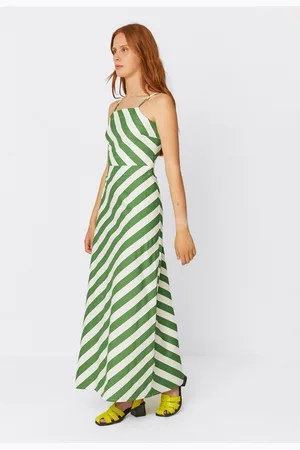 SKFK Aura GOTS Dress 711 Stripes 36