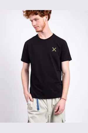 Montura Tričko Pencil Logo T-Shirt 9047 BLACK/VERDE LIME