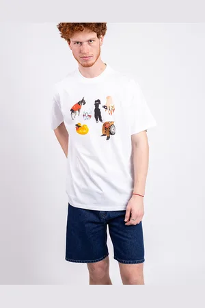 Carhartt Tričko S/S Jacob Rochester T-Shirt White