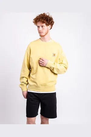 Carhartt Nelson Sweat Air Yellow garment dyed L