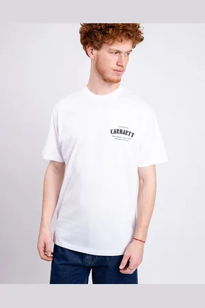 Carhartt Tričko S/S Catalogue C Logo T-Shirt White
