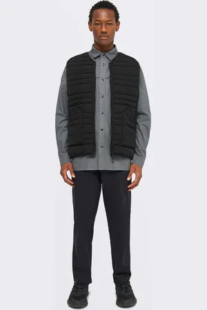 Knowledge Cotton Apparal GO ANYWEAR™ quilted padded zip vest 1300 Black Jet L