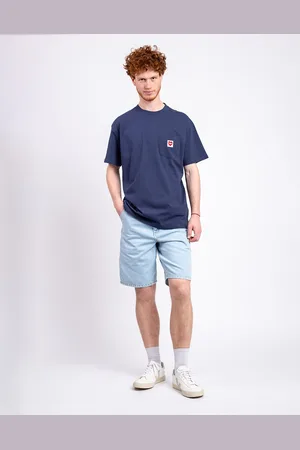 Carhartt Single Knee Short Blue heavy stone wash 32