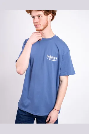 Carhartt Tričko S/S Catalogue T-Shirt Blue Iris/Air Pink