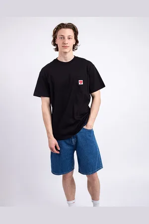 Carhartt Tričko S/S Pocket Heart T-Shirt Black/Red