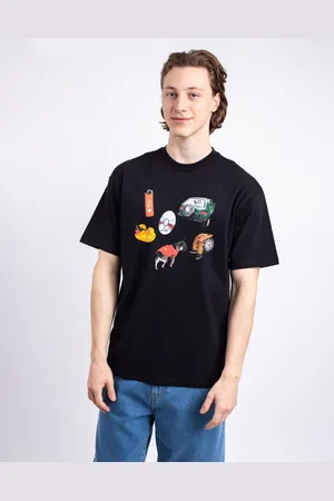 Carhartt Tričko S/S Jacob Rochester T-Shirt Black