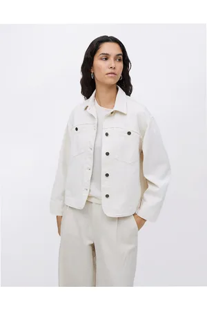 Yerse Raw Denim Jacket 002 ECRU L
