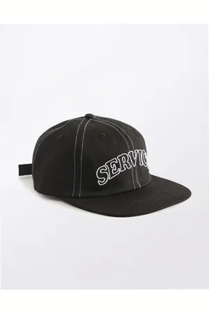 Service Works Arch Logo Contrast Stitch Cap BLACK