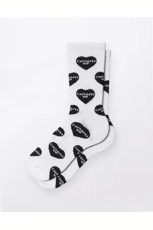 Carhartt Heart Logo Socks Heart Logo Jacquard, White