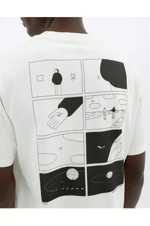 Thinking Mu Tričko Pocket Zach T-Shirt WHITE
