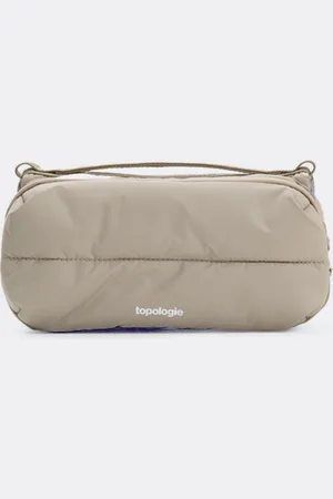 Topologie Bottle Sacoche Medium Taupe Puffer