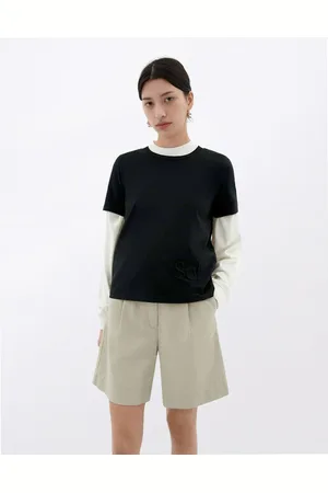 Thinking Mu Tričko Sol Type Ida T-Shirt BLACK