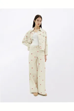 Thinking Mu Sol Chain Hedda Pants ECRU 38