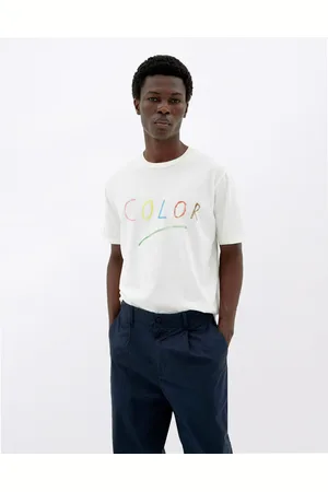 Thinking Mu Tričko Colors Zach T-Shirt WHITE