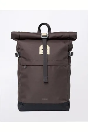 Sandqvist Batoh Icon Rolltop Backpack M Brown with natural leather