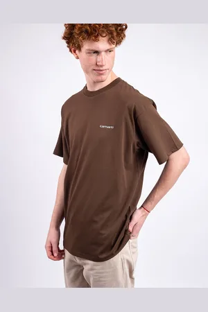 Carhartt Tričko S/S Script Embroidery T-Shirt Liberica/Air Sky