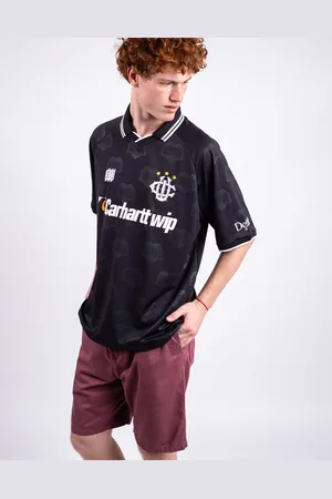 Carhartt Tričko S/S HarttÉs Football T-Shirt Heart Train Jacquard, Black