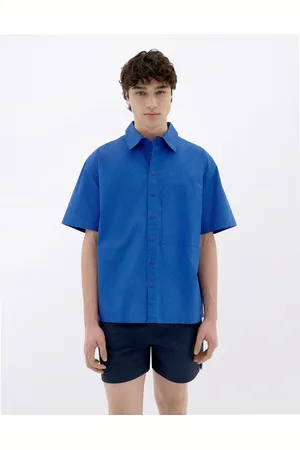 Thinking Mu Indigo Kurt Shirt BLUE L