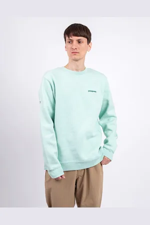 Patagonia Fitz Roy Icon Uprisal Crew Sweatshirt Rinsed Green L