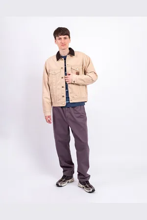 Carhartt Dayton Trucker Jacket Dusty H Brown/Tobacco stone canvas M