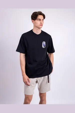 Gramicci Tričko Thumbprint Tee VINTAGE BLACK
