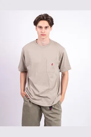 Gramicci Tričko One Point Tee KHAKI