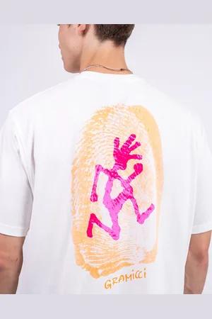 Gramicci Tričko Thumbprint Tee WHITE