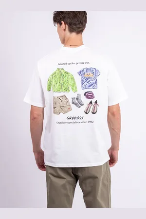Gramicci Tričko Geared Up Tee WHITE