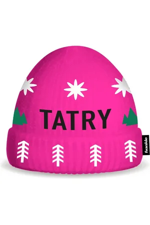 Fusakle Čepice Tatry neón růžová