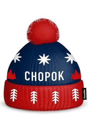 Fusakle Čepice Chopok modro-červená