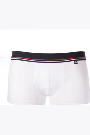 Fusakle Boxerky pánské krátké bíle Bavlna