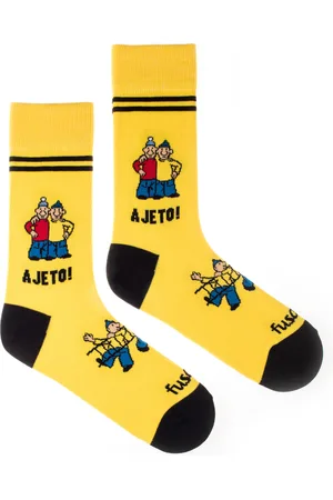 Fusakle Ponožky Pat a Mat s žebříkem