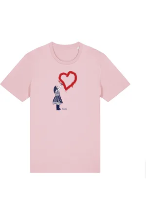 J Brand Tričko Babička sprejerka růžové
