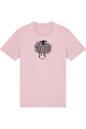 J Brand Tričko Černá ovce růžové