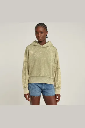 G-Star Washed Embossed Oversized Hoodie