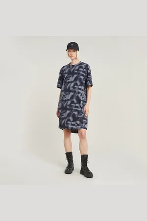 G-Star Sprayed Letters Loose Dress