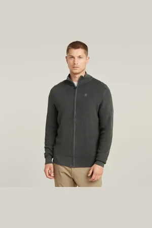 G-Star Serrated Full Zip Knitted Cardigan